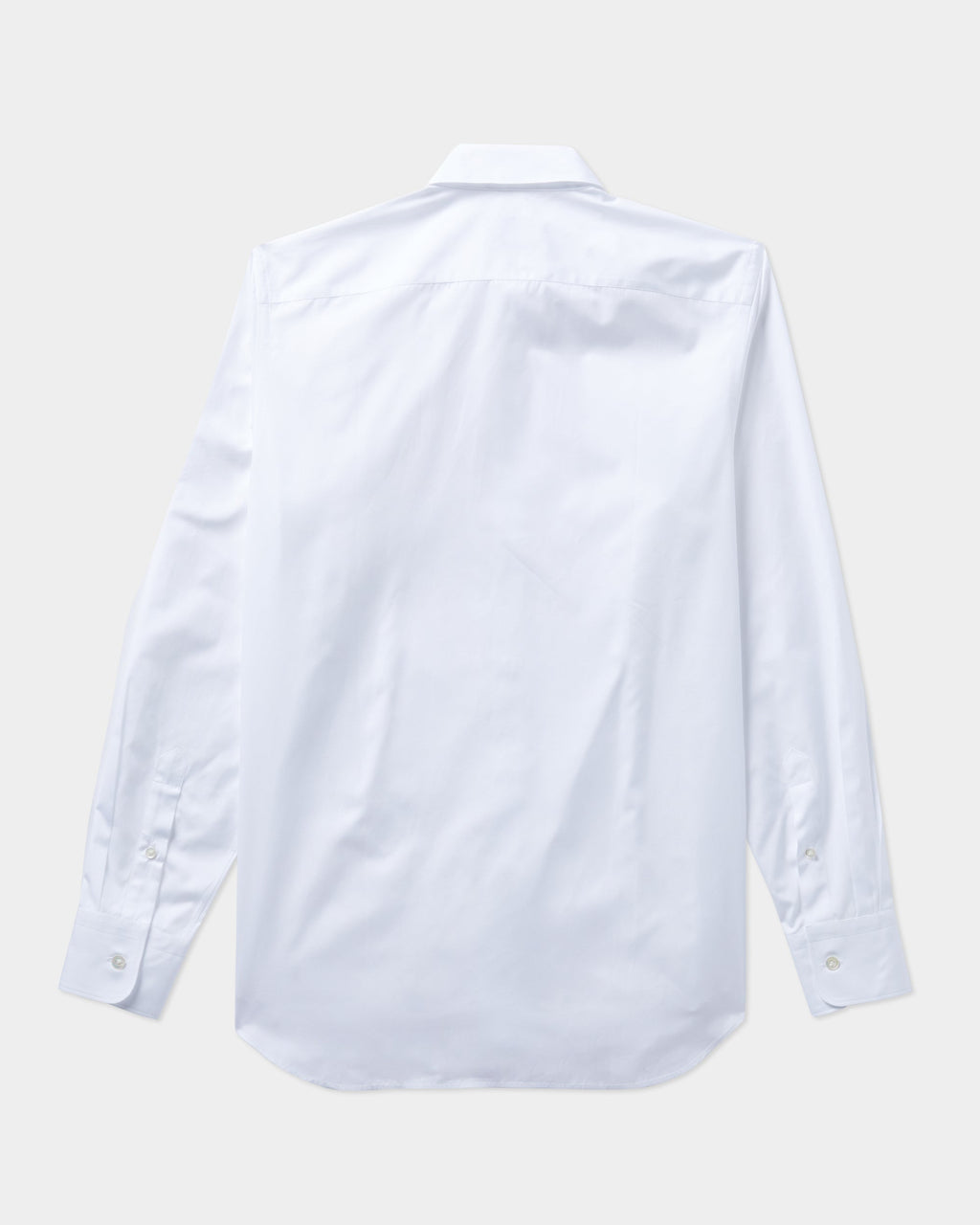 Ischia | Camicia Classica Uomo in Popeline di Cotone Bianco