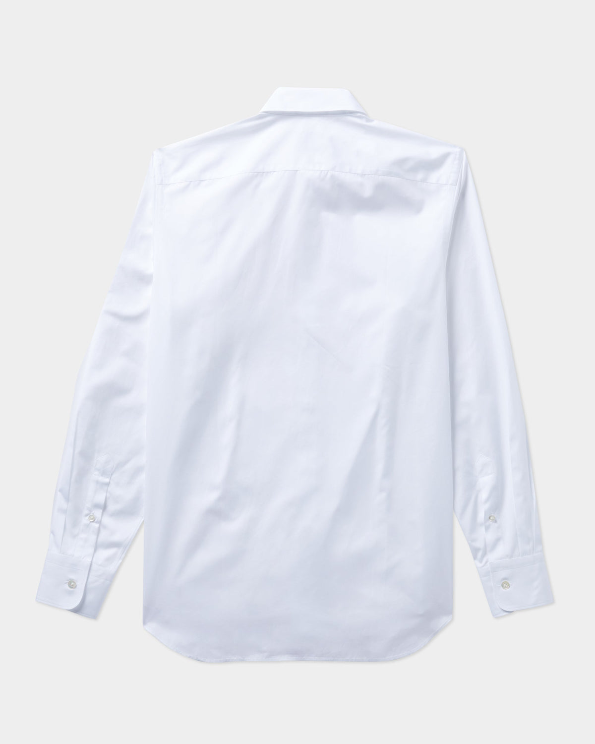Ischia | Camicia Classica Uomo in Popeline di Cotone Bianco