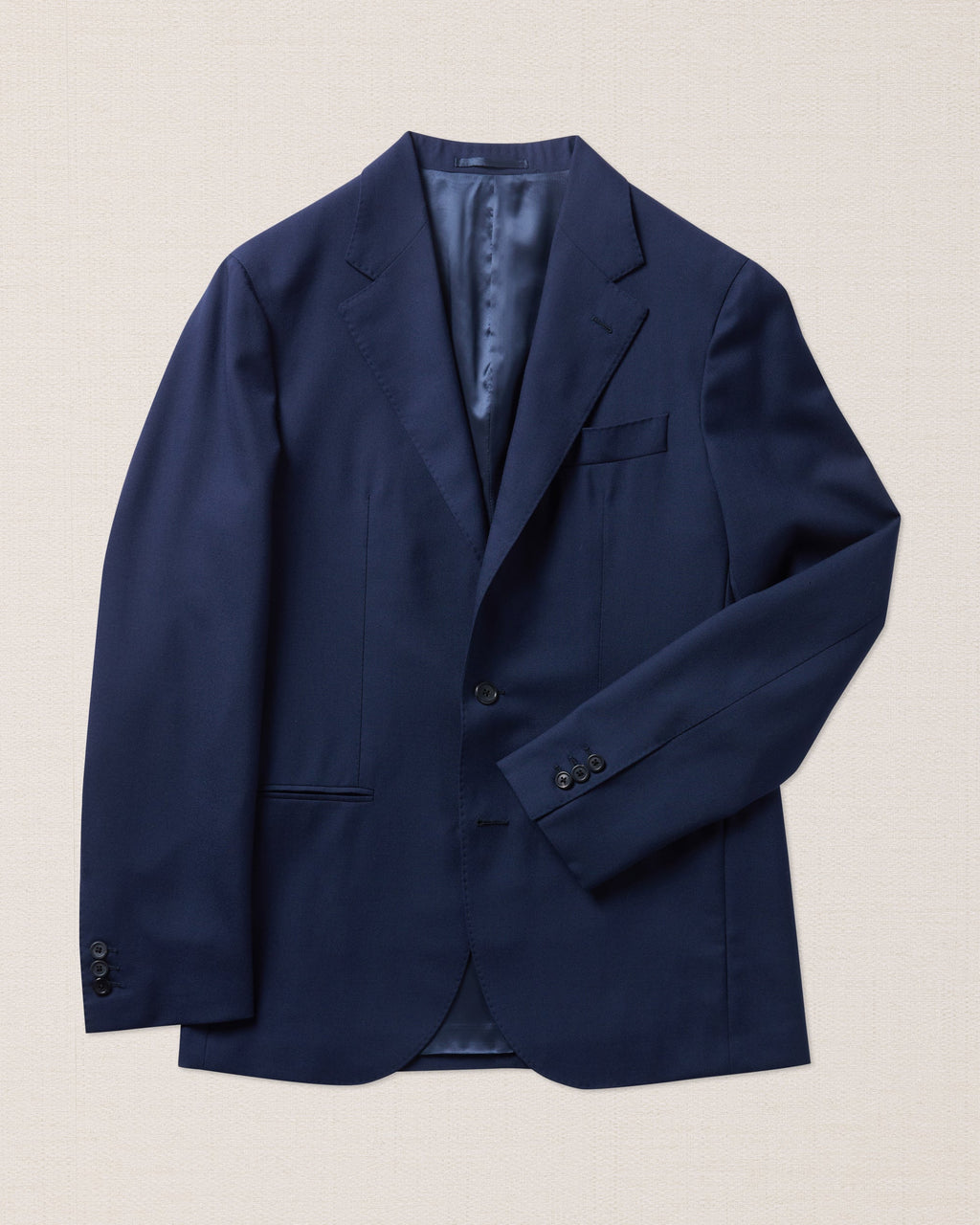 Sorrento | Completo Monopetto Uomo in Lana Blu