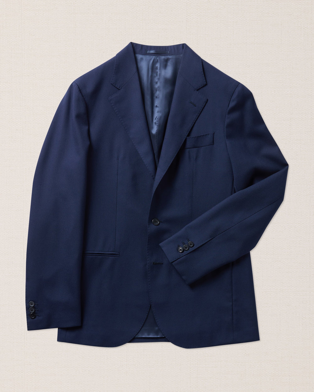 Sorrento | Completo Monopetto Uomo in Lana Blu