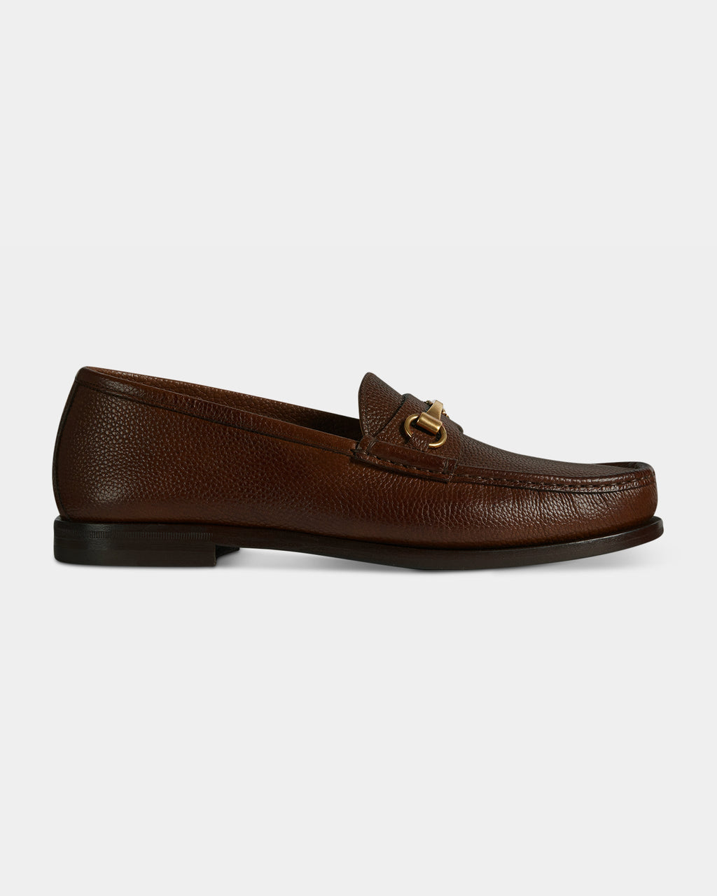 Verserat | Mocassini Penny Uomo in Pelle Martellata Marrone con Morsetto