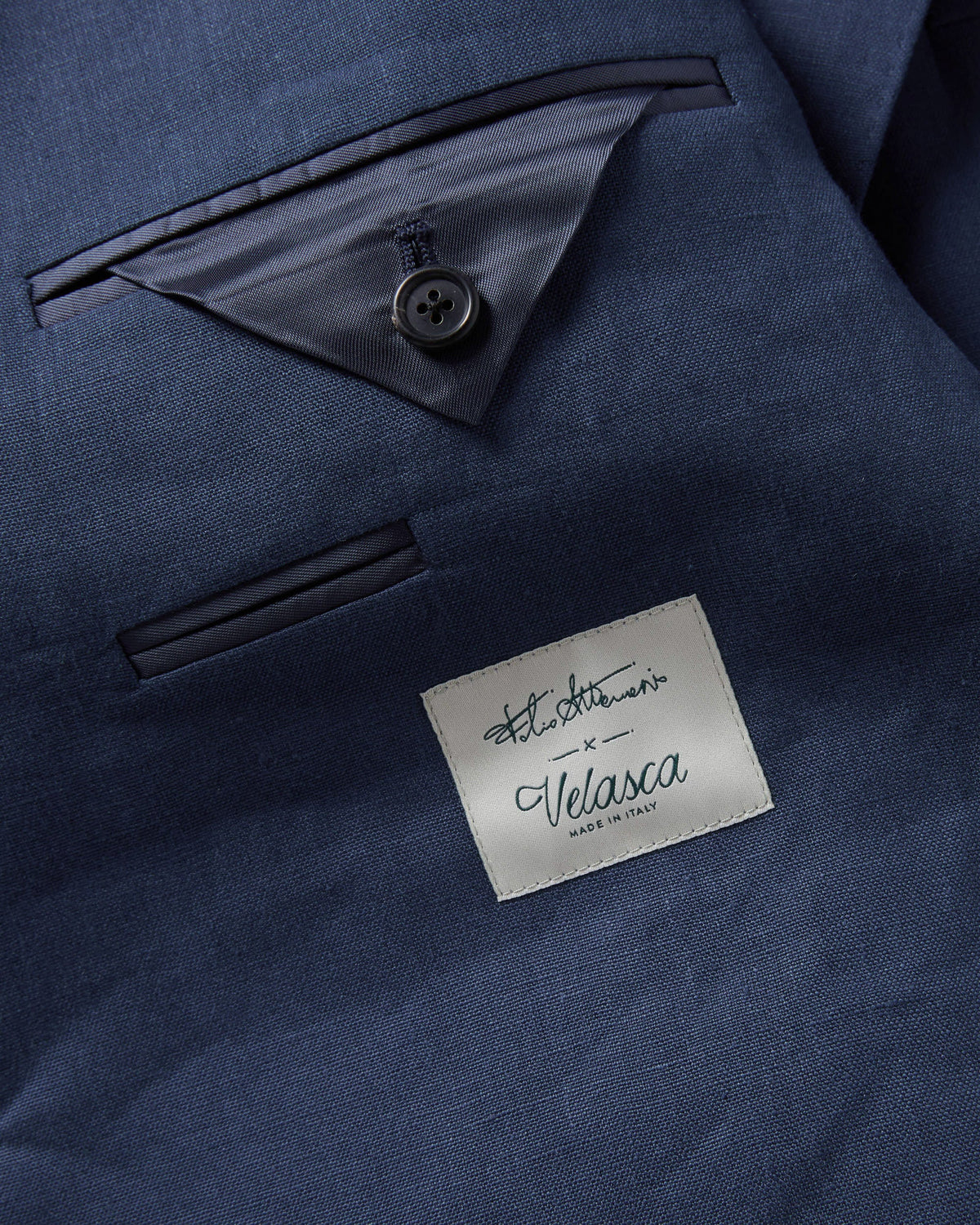 Ravello | Completo Monopetto Uomo in Lino Blu