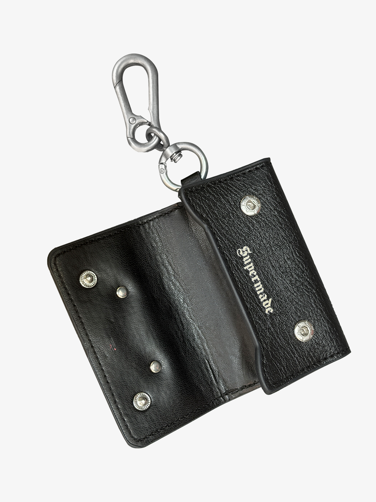 Streetwear Star Emblem Leather & Leopard Keychain Charm