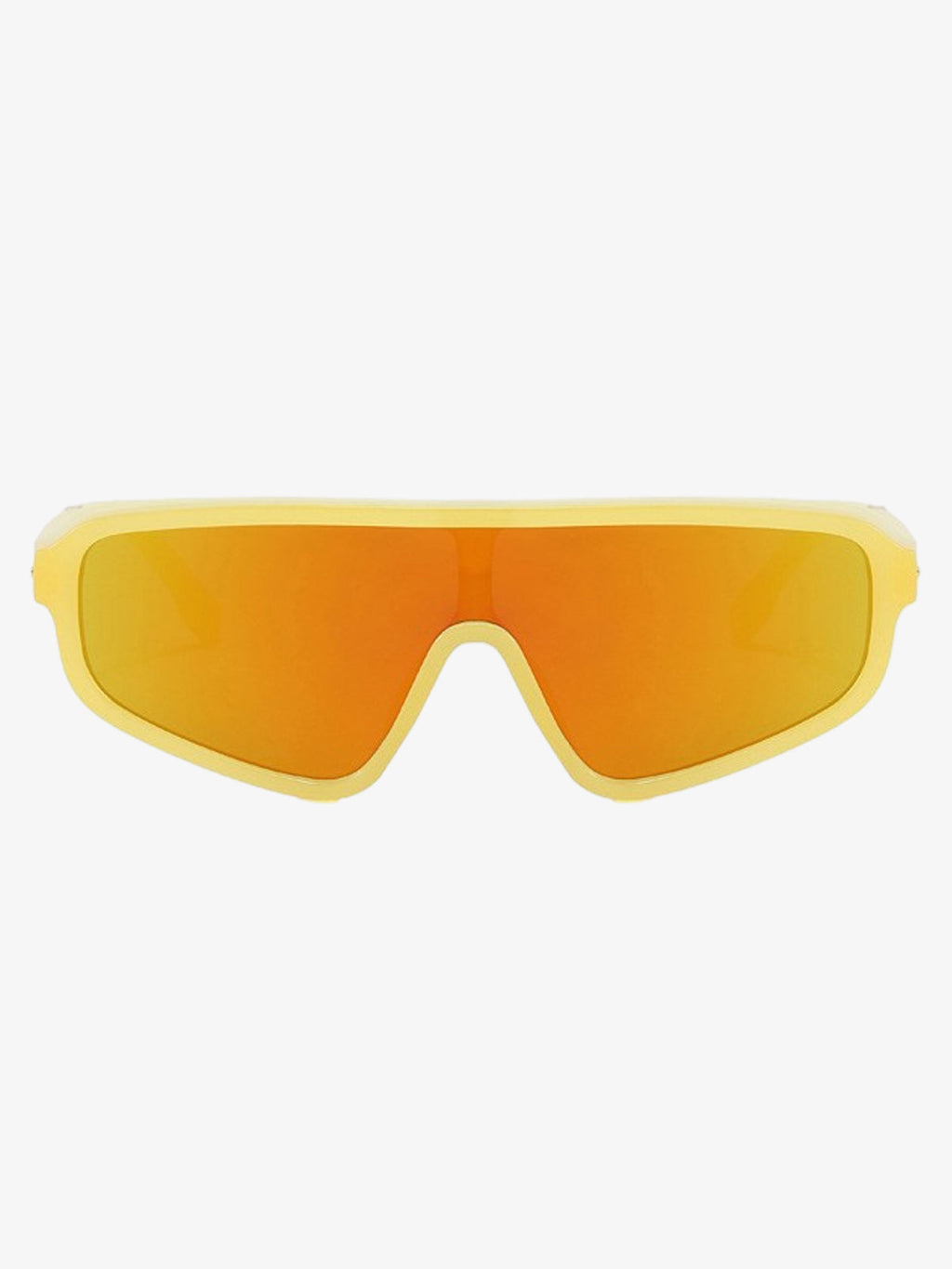 Futuristic Studded One-Piece Sunglasses