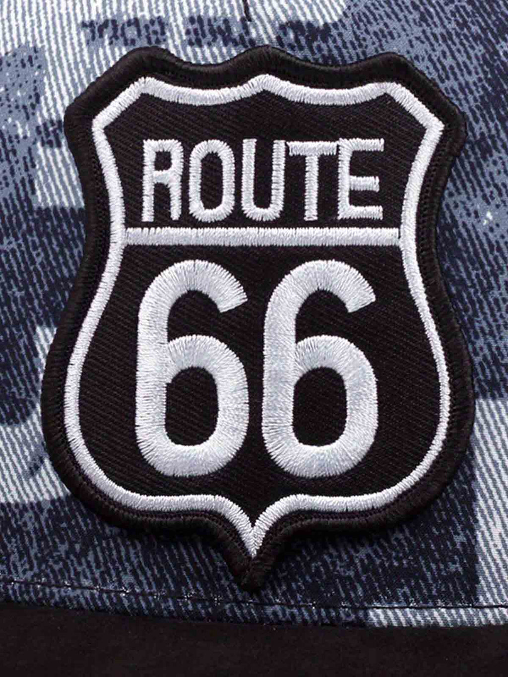 Route 66 Embroidered Snapback Hat