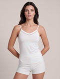 Top Diana bamboo e tulle