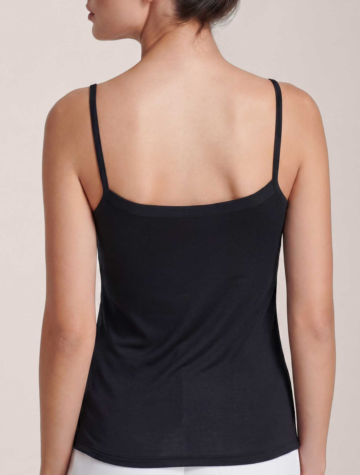 Top Diana bamboo e tulle