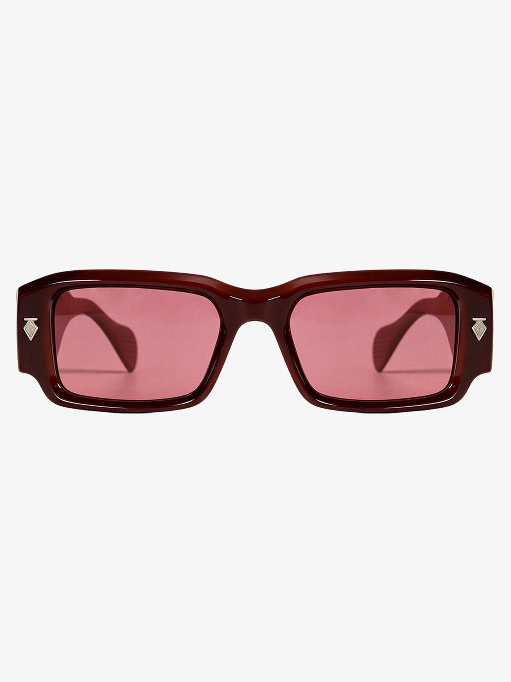 Gold Arrow Studded Square UV-Protection Sunglasses
