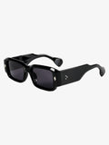 Gold Arrow Studded Square UV-Protection Sunglasses