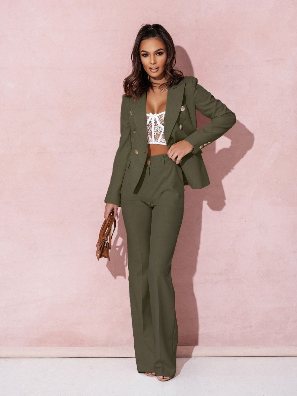 Beatriz | Completo Giacca Blazer Doppiopetto Donna Pantalone Sartoriale