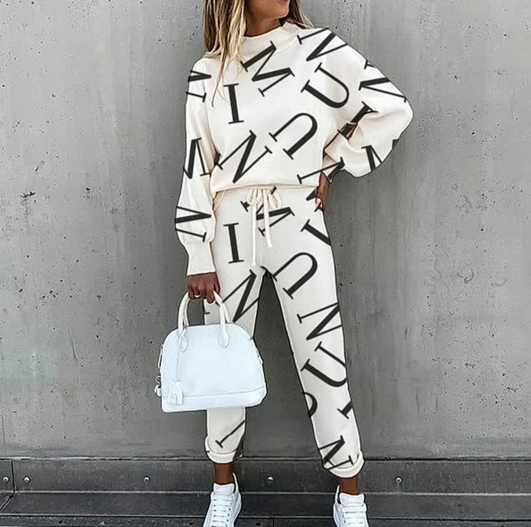 Celia | Completo Tuta in Maglia Donna Stampa Stelle