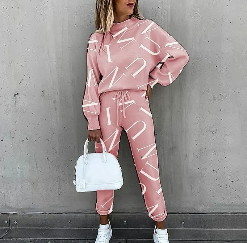 Celia | Completo Tuta in Maglia Donna Stampa Stelle
