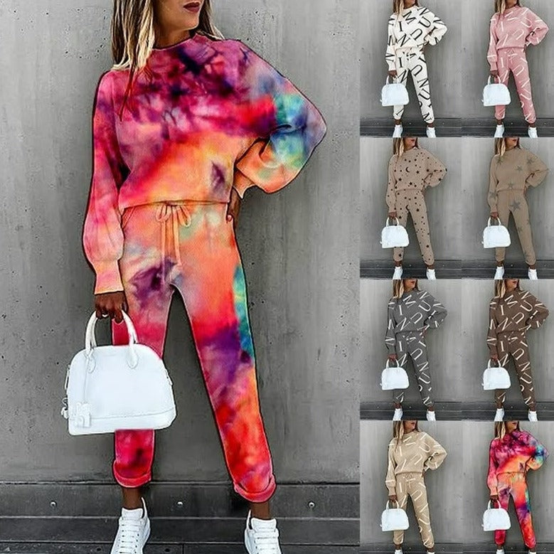 Celia | Completo Tuta in Maglia Donna Stampa Stelle