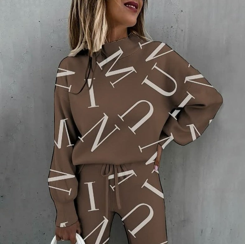 Celia | Completo Tuta in Maglia Donna Stampa Stelle