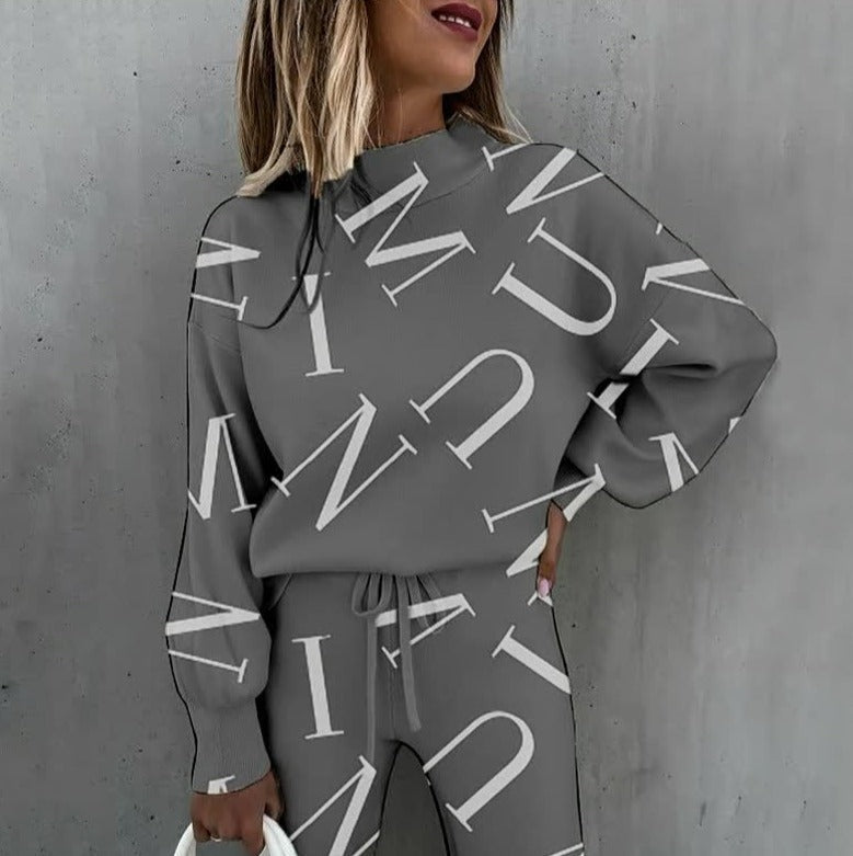Celia | Completo Tuta in Maglia Donna Stampa Stelle