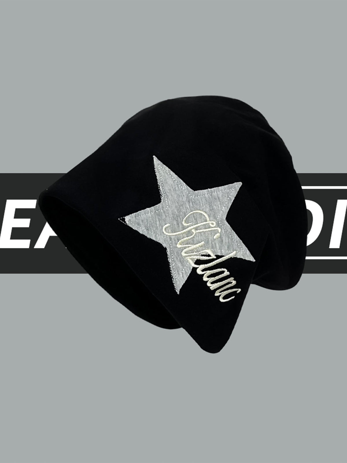 Star Embroidered Wrap Hat - 1703