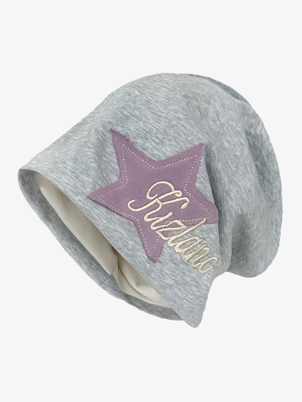 Star Embroidered Wrap Hat - 1703