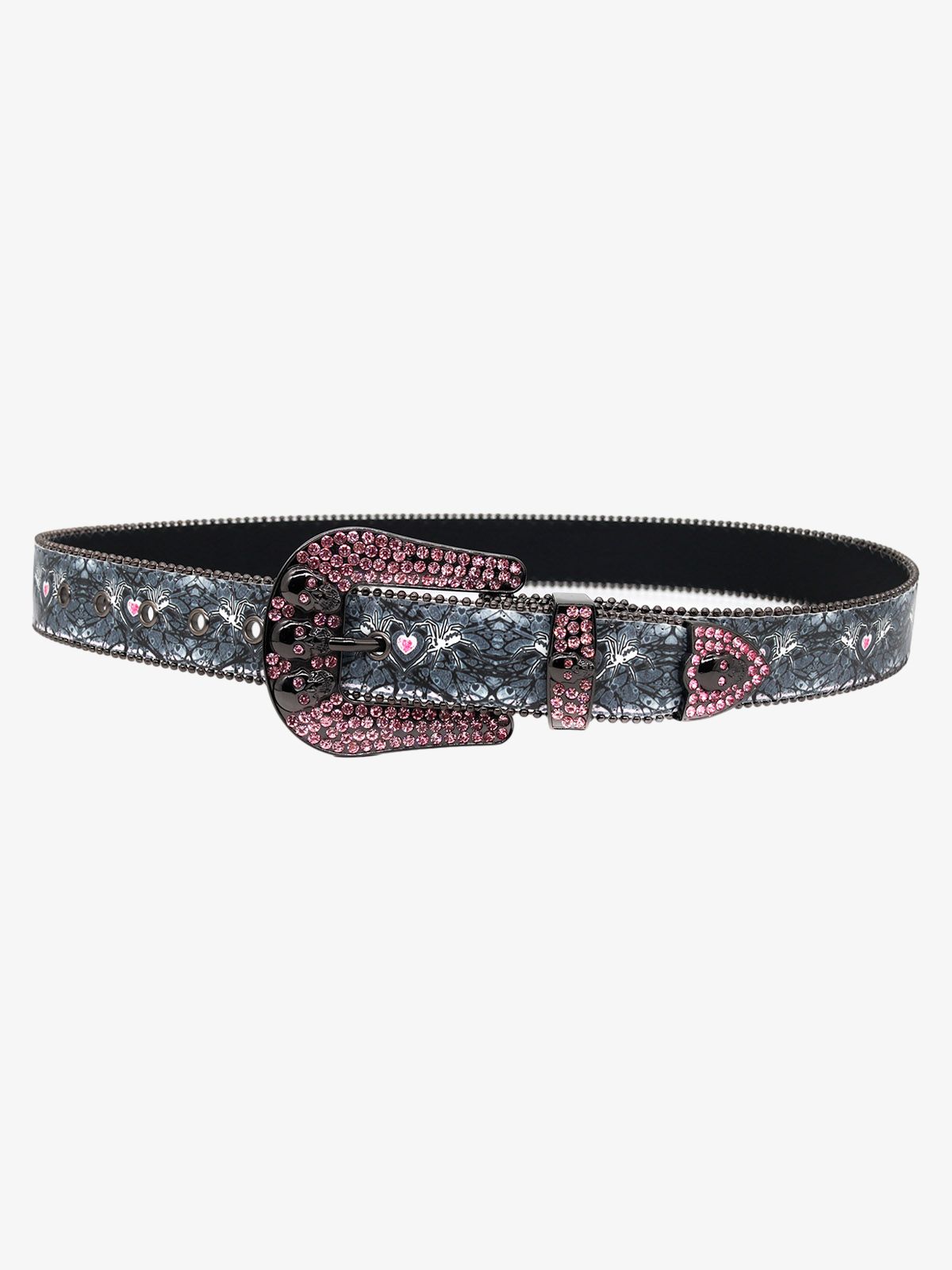 Sparkling Spider-Embellished Belt