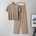 Izaro | Completo Tuta in Maglia Donna Cerniera Gamba Larga