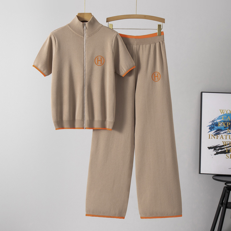 Izaro | Completo Tuta in Maglia Donna Cerniera Gamba Larga