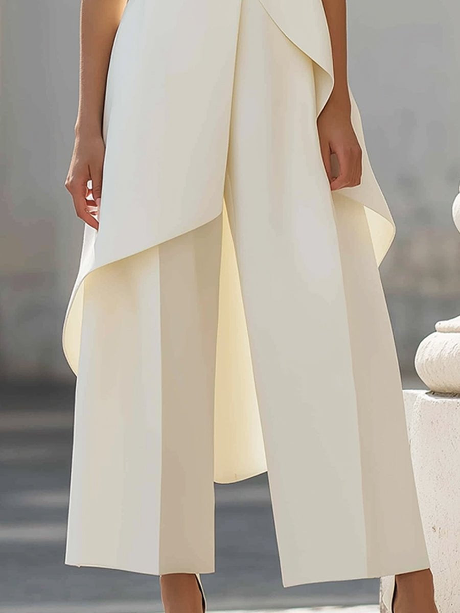Pilar | Completo Elegante Collo Alto Asimmetrico Donna